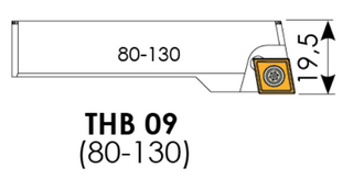 Державка расточная 80-130 Cartridge