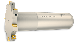 Фреза Т-образная с СМП D63 A05 Z08 SPMG 05