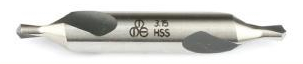 Сверло центровочное из быстрорежущей стали HSS DIN333/A D2