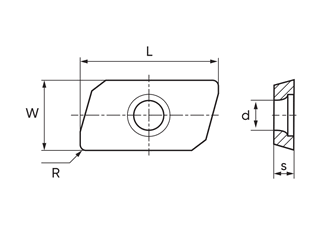 Пластина твердосплавная APMT1135 PDER-XM MK330