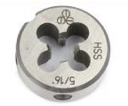 Плашка из быстрорежущей стали HSS DIN223/B Withworth 1" X8