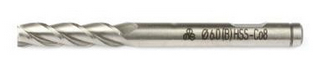 Фреза из быстрорежущей стали HSS-E DIN844 Type BW D25