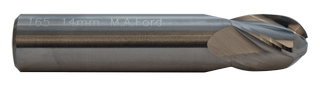 Фреза твердосплавная TuffCut® GP, короткая 4 зуб. сферическая 165 0800