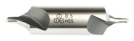 Сверло центровочное из быстрорежущей стали HSS DIN333/B D4