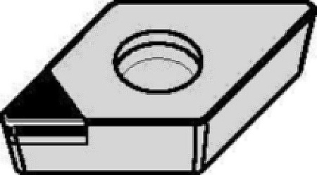 Пластина твердосплавная с PCD DCGW070204FSTWDN25U