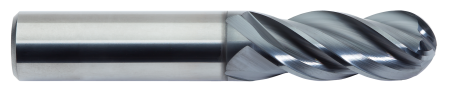 Фреза твердосплавная TuffCut® XT, 4 зуб. сферическая 279 0500B