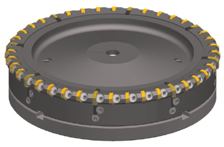Фреза торцевая с пластинами MT245WK-450D60R58ON05