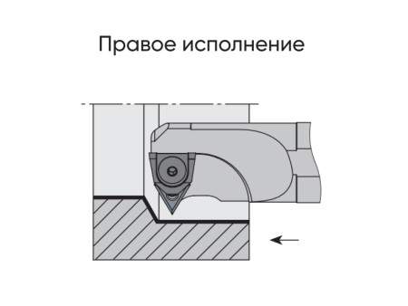 Державка для внутреннего растачивания S40U-MT-NR 16