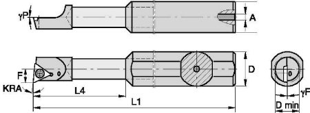 Державка твердосплавная FCBI20362515RWG