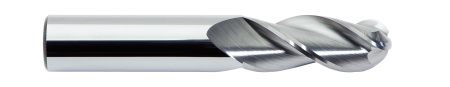 Фреза твердосплавная TuffCut® X-AL, 3 зуб. сферическая, по алюминию, финишная 138B50001