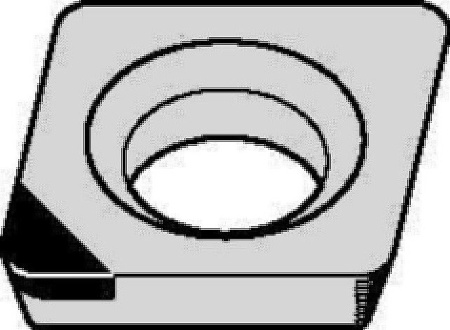 Пластина PCD CDHBS4T002MWDN15U