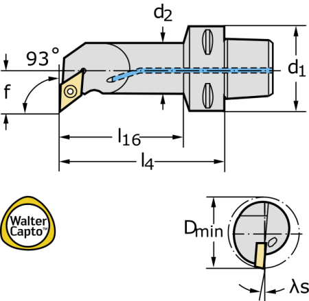 Инструмент CaptoTM C4-SDUCL-22110-11