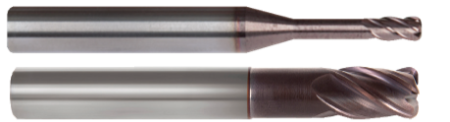 Фреза твердосплавная TuffCut® DM, 4 зуб. с обнижением 158 03N20-0.2RA