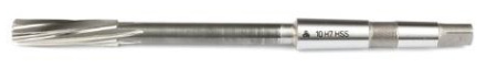 Развертка ручная из быстрорежущей стали HSS DIN208 L-RN D22 H7 (Morze taper)