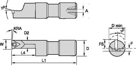Державка QSOI375750150RWG